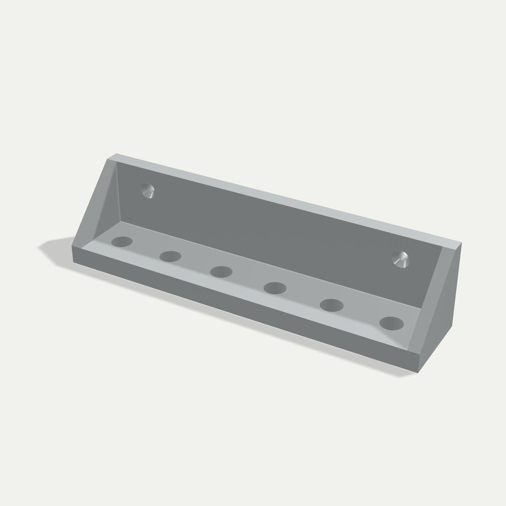 Skrutrekkerholder for vegg i grå