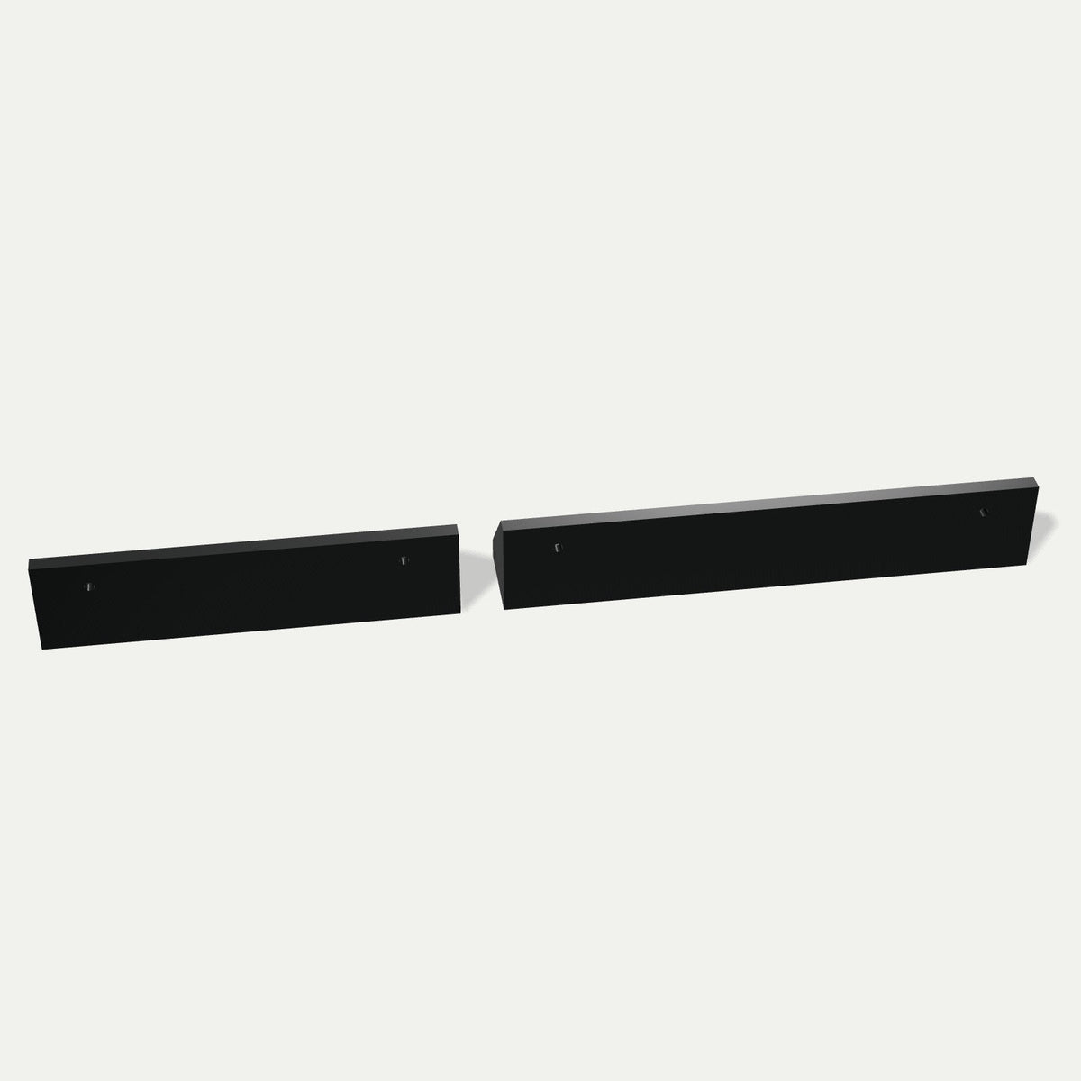 Skrutrekkerholder for vegg – størrelser side om side
