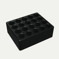 Batteriholder for AA, AAA og 18650 i svart