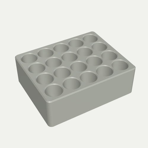 Batteriholder for AA, AAA og 18650 i grå