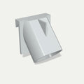 Type 2-holder for veggskinne i grå