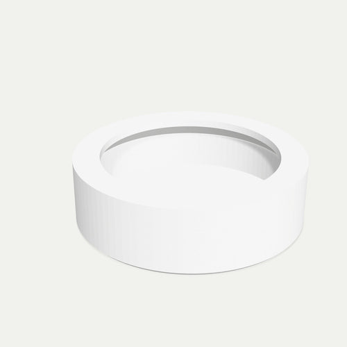 AirTag-nøkkelring med navn i hvit