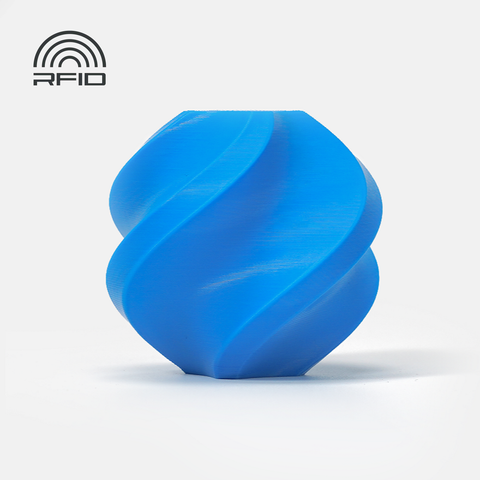 Ekte utskrift i PLA Basic Cyan – eksempel fra Bambu Lab