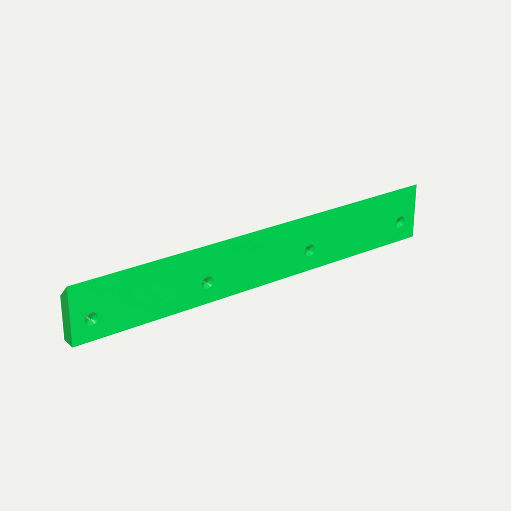 Veggskinne (French cleat) for verktøy i grønn