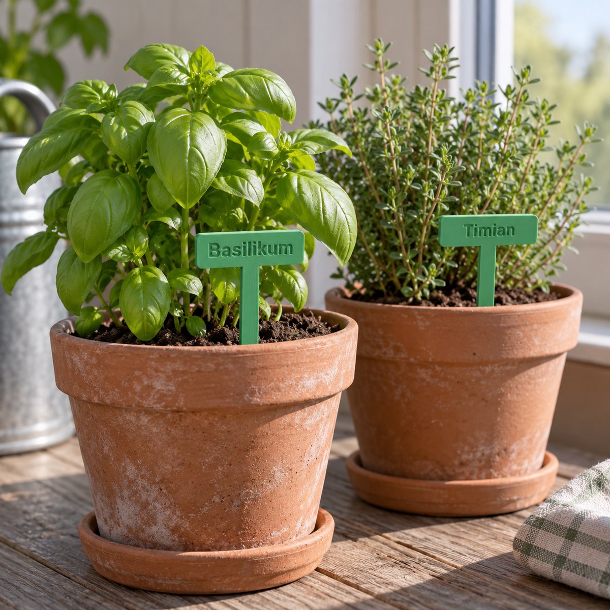 Plantemerker for urter, 6 stk