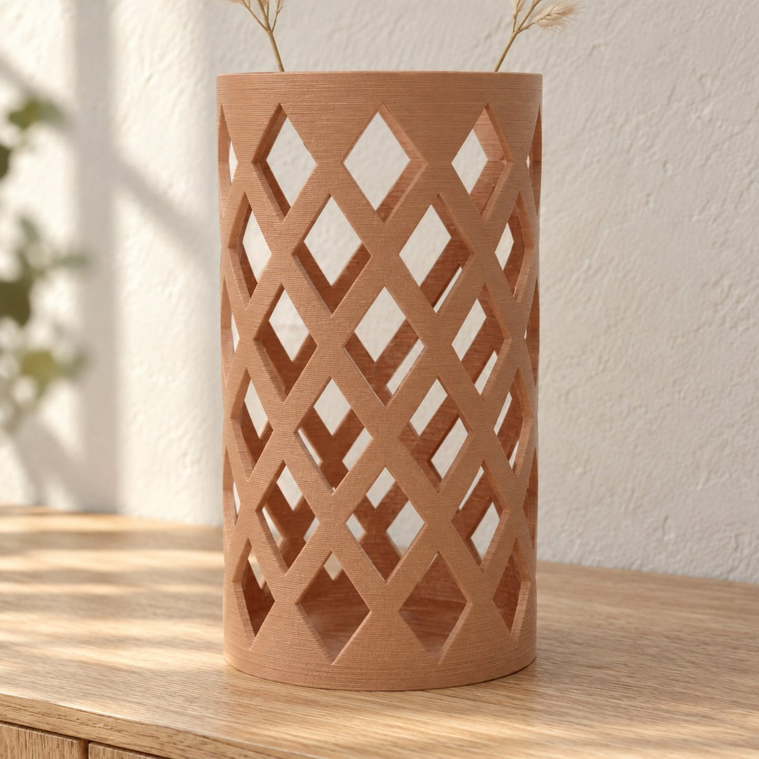 3D-printet nettvase: diamant – illustrasjon