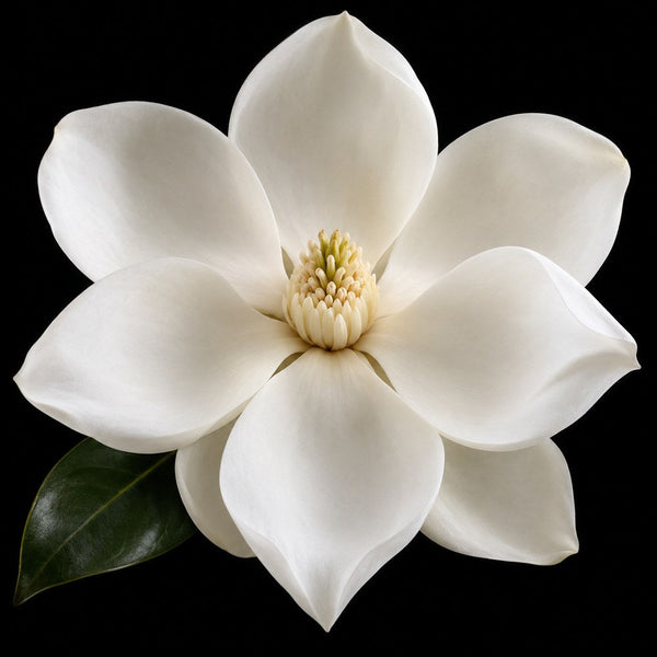 Magnoliabilde brukt som utgangspunkt for fotorelieff og puslespill
